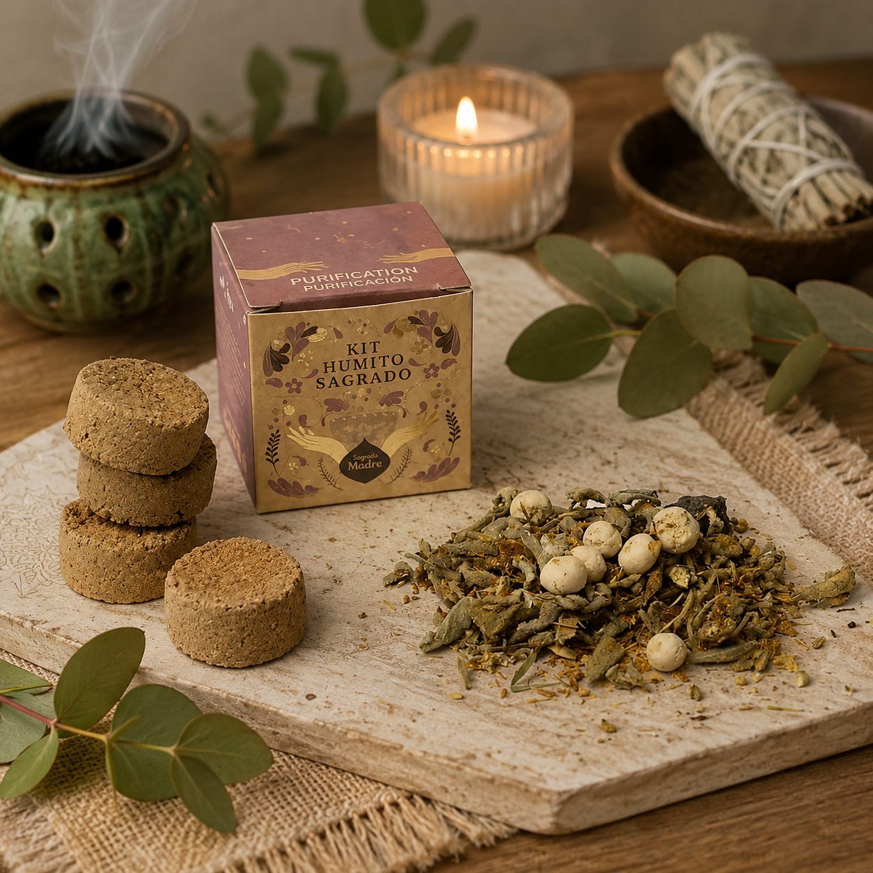 Kit encens PURIFICATION Sagrada Madre