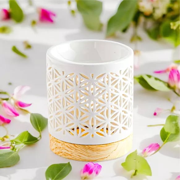 Brûleur à fondants parfumés FLEUR DE VIE