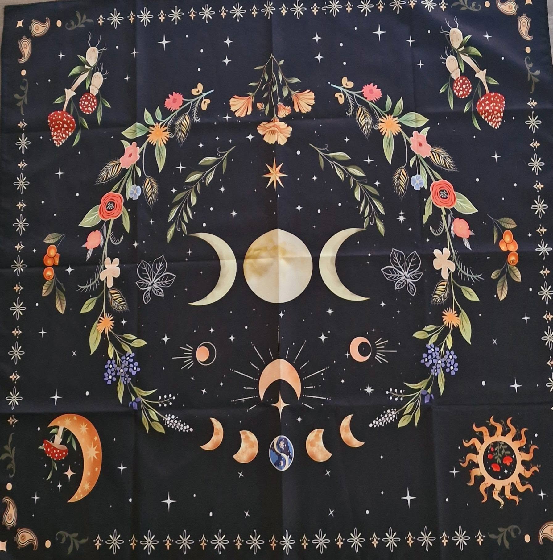 Tapis de divination Triple Lune