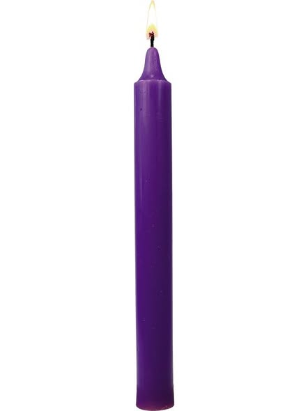 Bougie chandelle Violet - Spiritualité, Intuition & Transformation