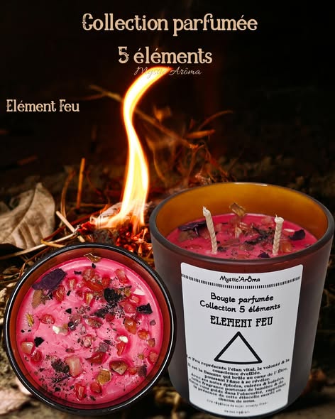 Bougie Élément Feu