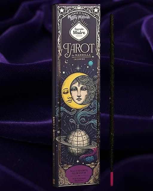 Encens Tarot de Marseille Nag Champa Sagrada Madre + 2 cartes offertes
