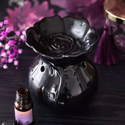 Brûleur à fondants parfumés BLACK ROSE
