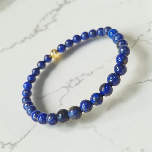 Bracelet femme en Lapis-Lazuli 6mm
