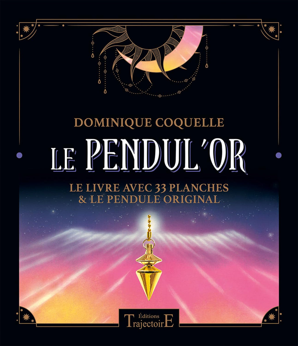 Pendule d'Or - Coffret divinatoire 33 planches & un pendule