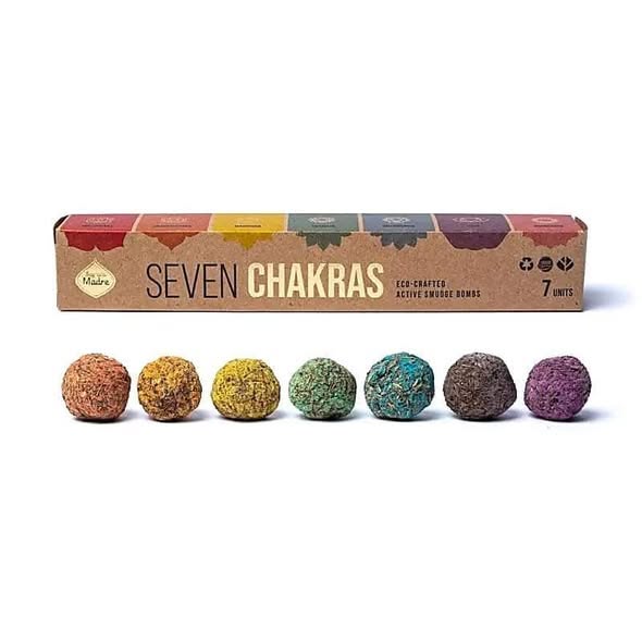Smudge en boule d'encens 7 chakras Sagrada Madre