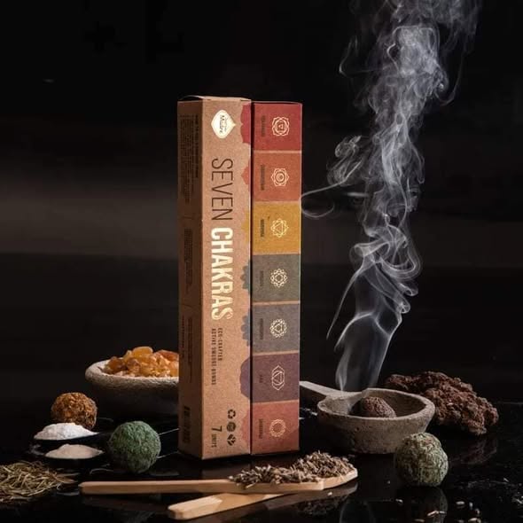 Smudge en boule d'encens 7 chakras Sagrada Madre