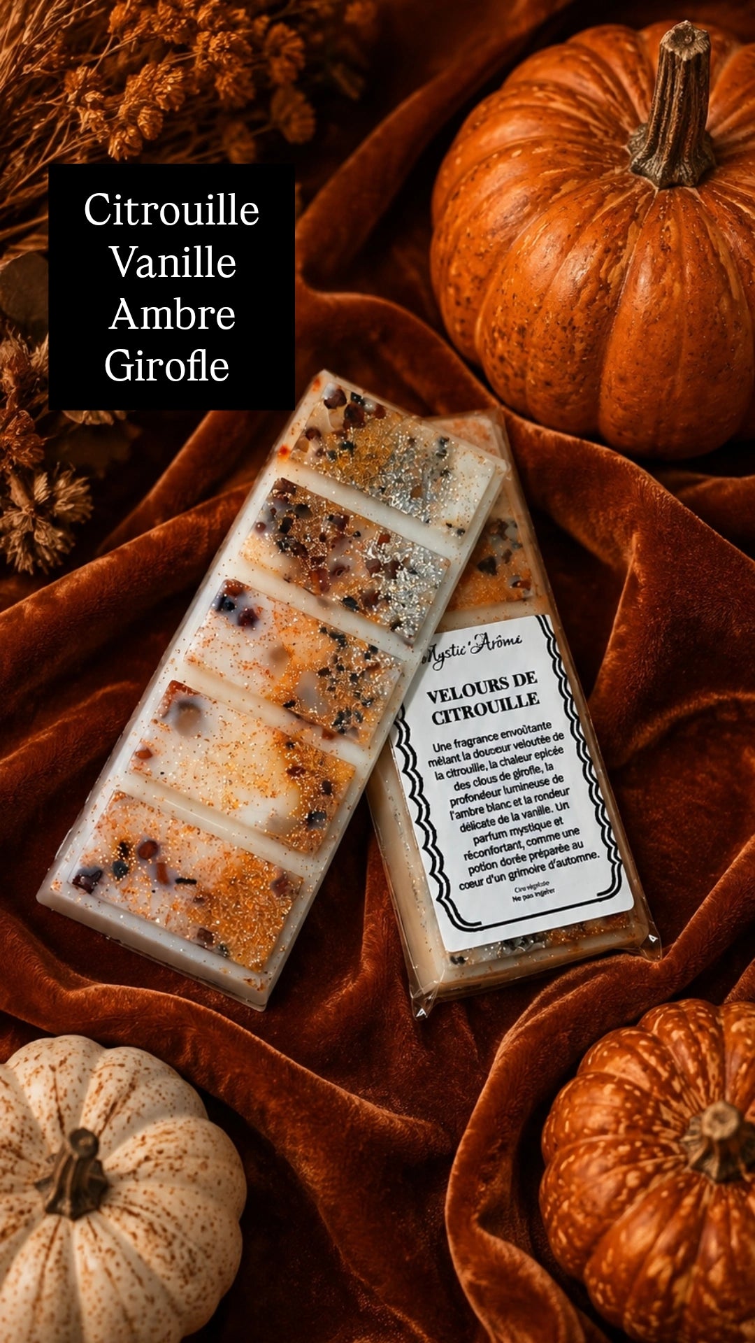 Fondants parfumés VELOURS DE CITROUILLE