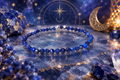 Bracelet femme 4mm en Lapis-Lazuli facetté