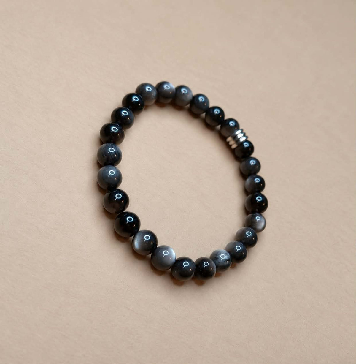 Bracelet homme en Obsidienne Oeil Céleste