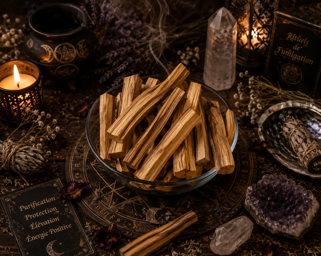 PALO SANTO lot de 4 bâtons