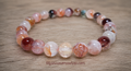 Bracelet Homme en Quartz Feu (Hématoïde)