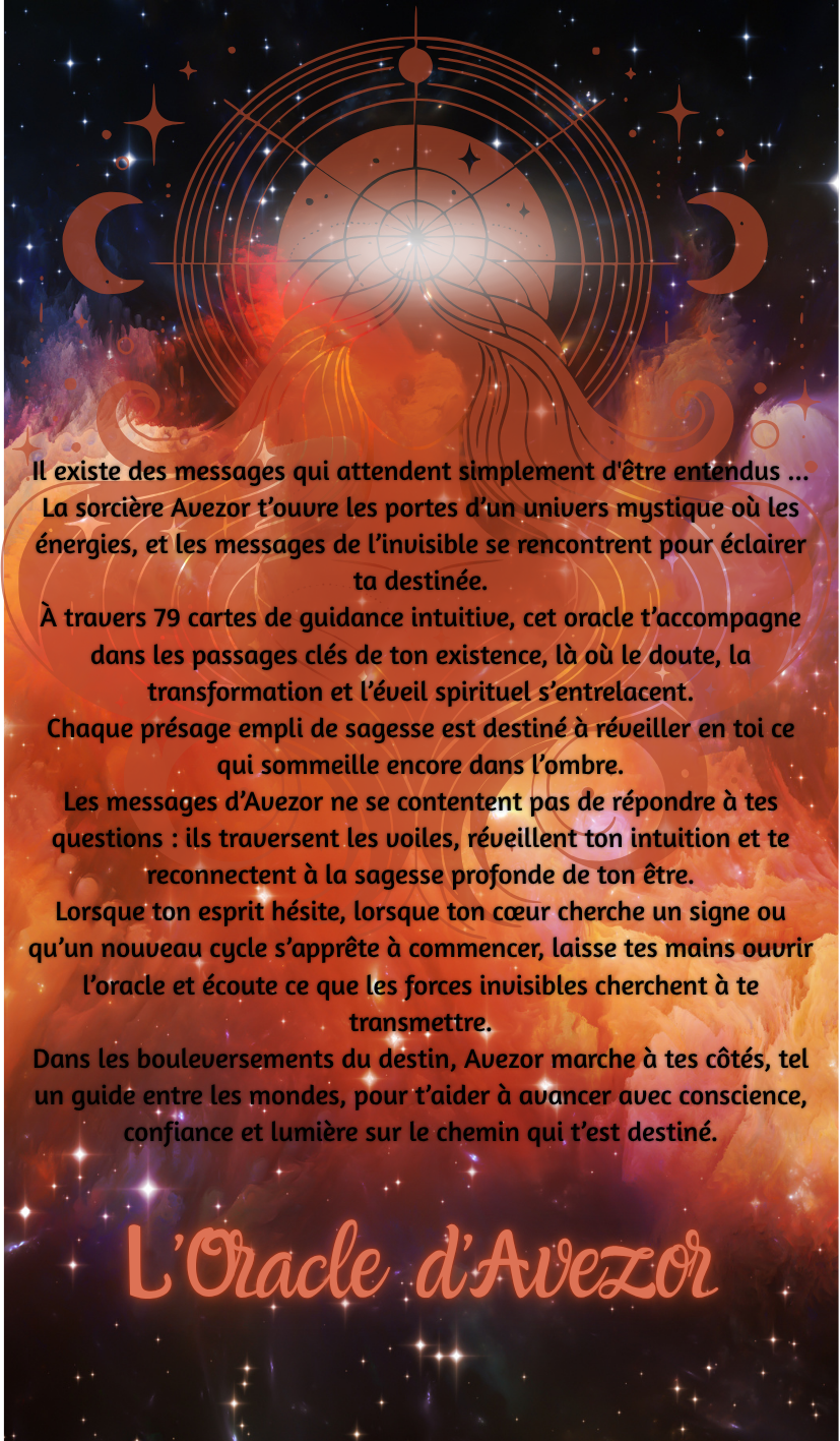 Livre oracle d'AVEZOR