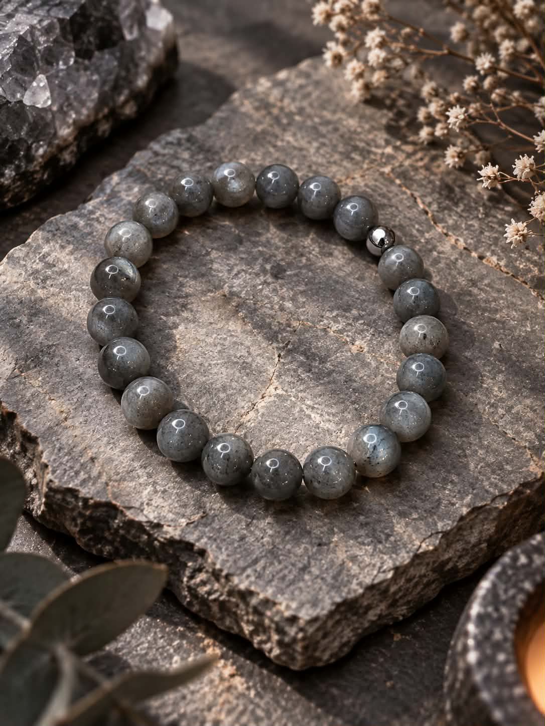 Bracelet homme en Labradorite