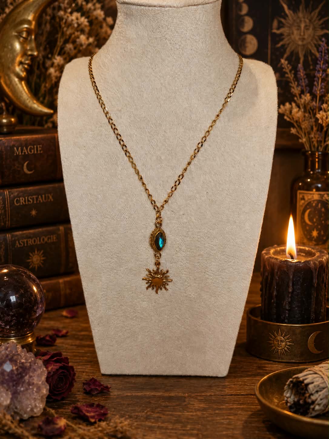 Collier en Labradorite