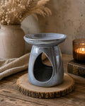 Brûleur à fondants parfumés ou huiles essentielles IRIDESCENT GRIS