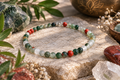 Bracelet femme 4mm en Jaspe sanguin