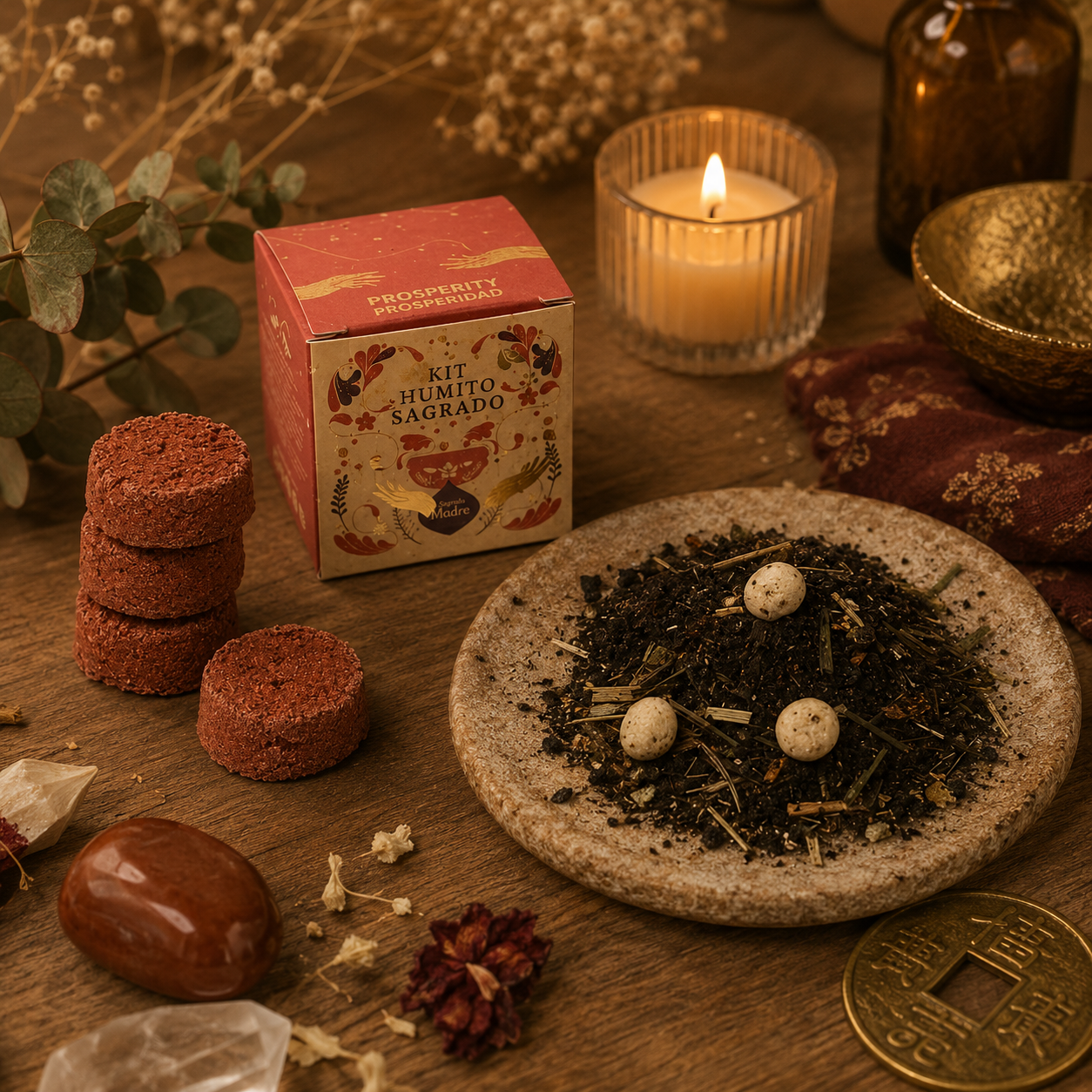 Kit rituel Encens PROSPERITE Sagrada Madre