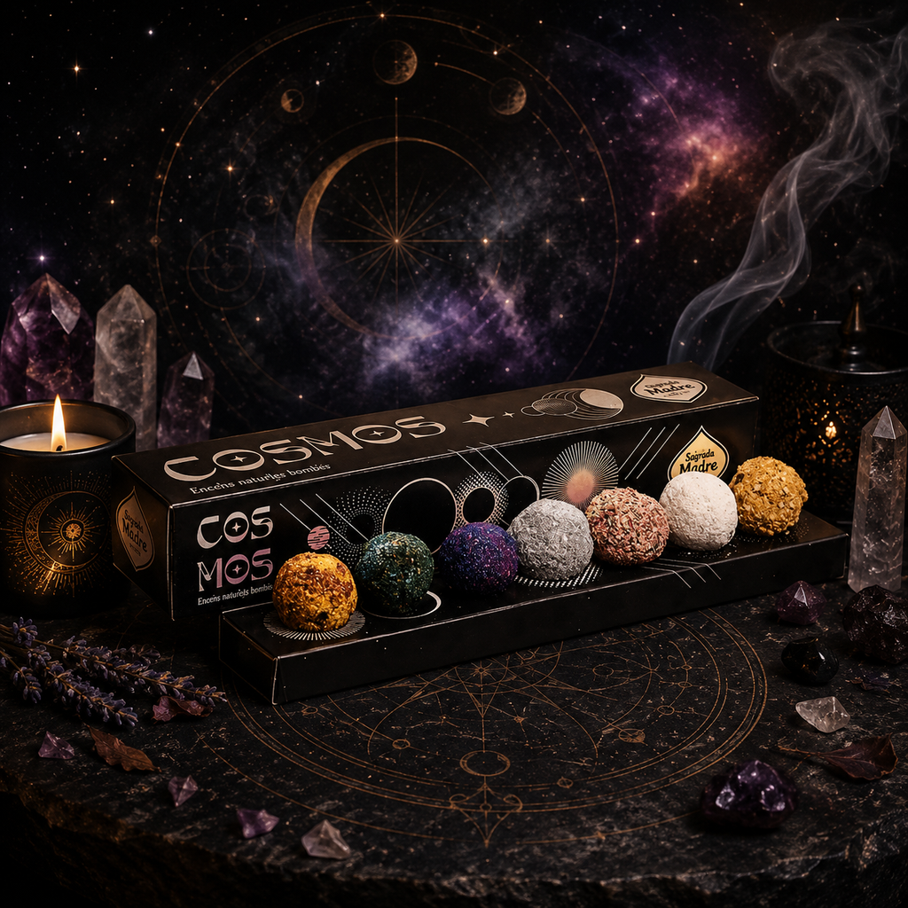 Cosmos bombes d'encens artisanal Sagrada Madre