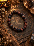 Bracelet homme en Obsidienne Mahogany 10mm