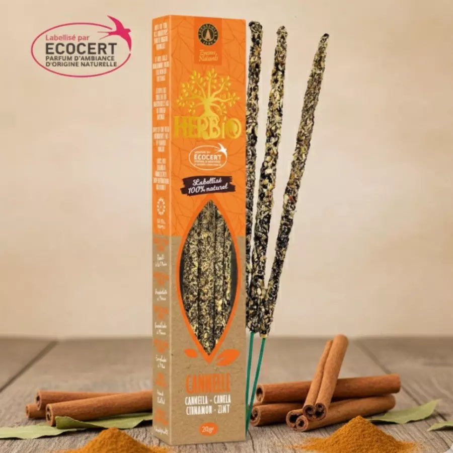 Encens artisanal Herbio à la CANNELLE