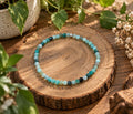 Bracelet femme 4mm en Emeraude facettée