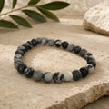 Bracelet Homme en Jaspe zèbre