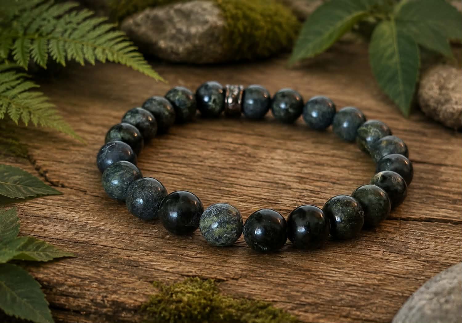 Bracelet Homme en Serpentine
